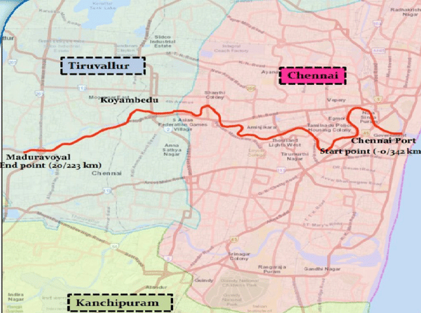 Chennai Port-Maduravoyal Elevated Expressway