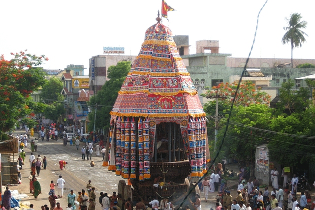Temple car festival in Chidambaram, Tamil Nadu (Photo: Melanie Molitor/Wikimedia Commons)