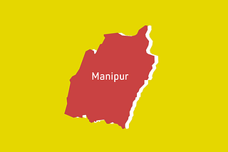 The map of Manipur.