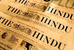 English language daily The Hindu. (Representative Image)