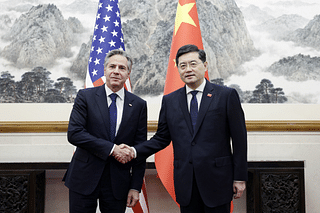 US Secretary of State Antony Blinken and China's Foreign Minister Qin Gang.