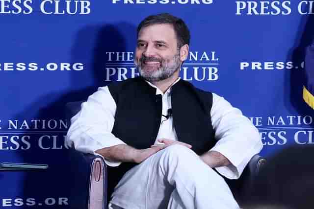 Congress Leader Rahul Gandhi interacting with National Press Club in the United States (Via @INCIndia)