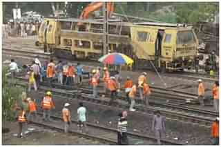 Visuals of restoration work at the Balasore accident site