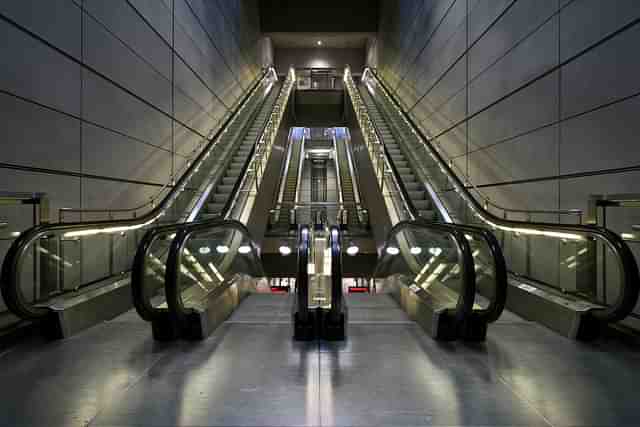 These escalators will surpass the national record escalator height of 15.6 metre. (Representative image)