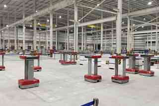 Addverb's new robot manufacturing facility in Noida (Pic Via Twitter)