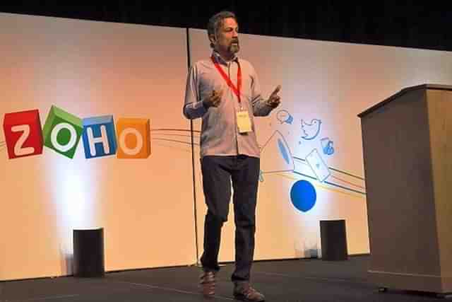 Zoho’s Chief Executive Officer Sridhar Vembu (@smallbiztrends/Twitter)