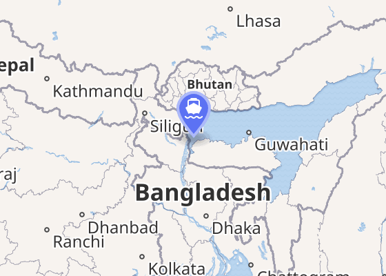 Dhubri Port in Assam (Wikipedia)