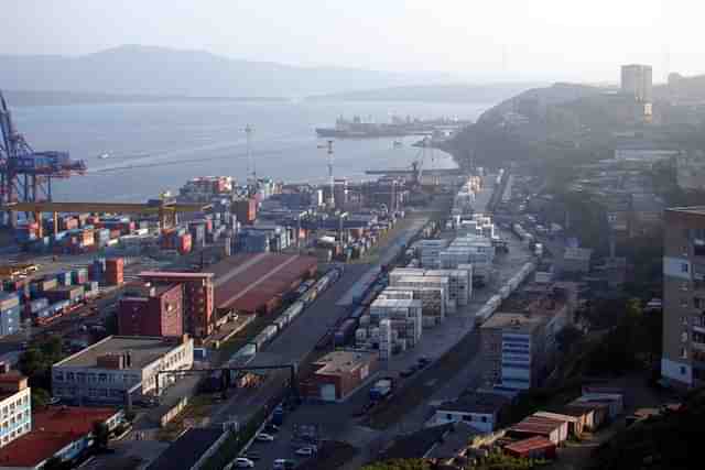 The Vladivostok Port, Russia.