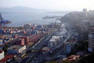 The Vladivostok Port, Russia.