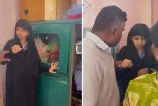 Stills from the video of the rescue