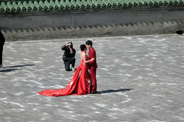 A wedding in China, an image for representation