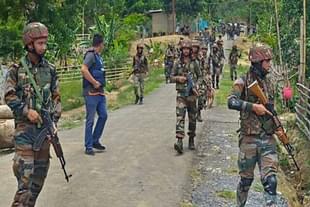 Security forces in a combing operation in Manipur (File photo) (Representative Image)