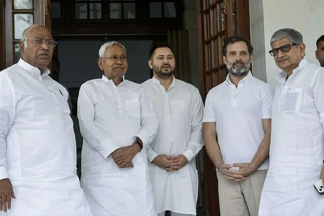 Opposition parties meet in Delhi.