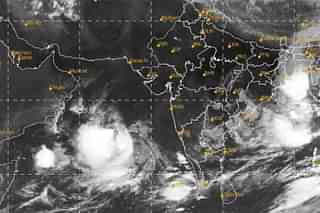 Satellite image of the Arabian Sea from the IMD