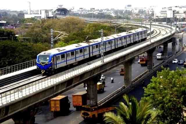 Chennai Metro Rail.  (Twitter).