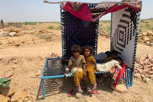 A picture from the Mool Sagar camp in Jaisalmer.