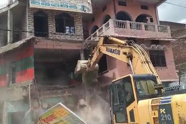 Angry residents and Hindu activists staged a protest, following which the police bulldozed the house of Ahmed in Fatehpur.