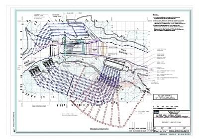 Subansiri Lower project layout plan (NHPC Ltd)