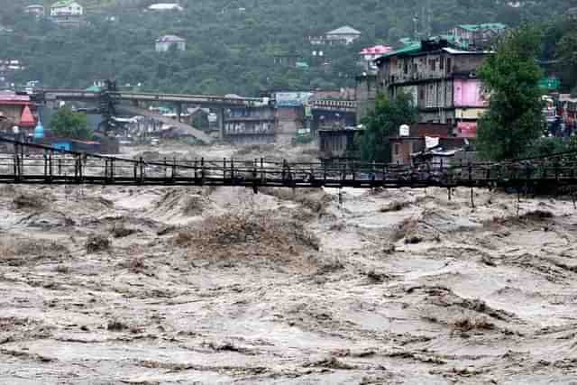 The heavy rainfall during the weekend caused severe flooding in New Delhi and northern hill states. (Pic: Twitter)