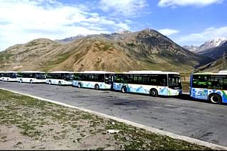 Electric Buses in Ladakh (Twitter)