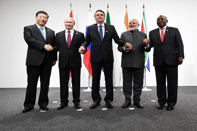 The BRICS bloc. (Image via Twitter/@narendramodi)