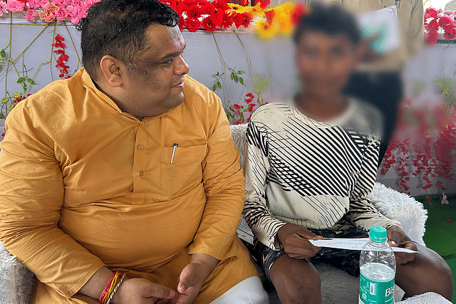 NCPCR chairperson Priyank Kanoongo with Sunil.