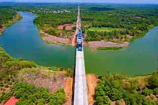 The 200m long Bridge atop Ambika River. (NHSRCL)