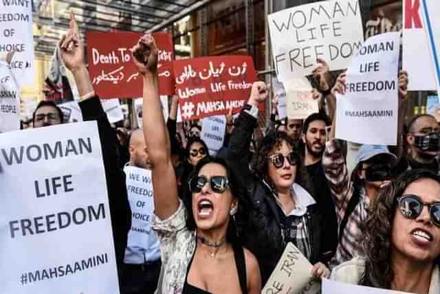 Public protests erupted over death of a woman, Mahsa Amini, in police custody after she was detained by police for inadequate veiling.