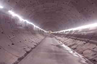 Underground section of RRTS corridor.