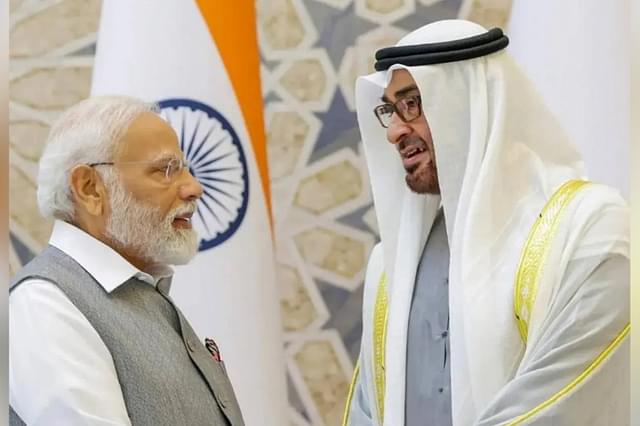 PM Modi and UAE President Sheikh Mohamed bin Zayed Al Nahyan 