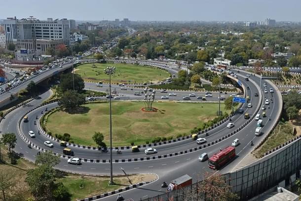 The AIIMS Flyover in Delhi.