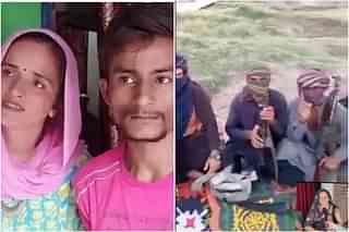 Seema and Sachin; the Baloch dacoits issuing threats in a video.