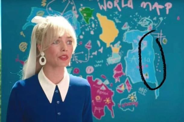 Snap of the nine-dash line highlighted in the black circle in the movie (Via @sanahashmi1)