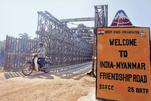 Part of the India-Myanmar-Thailand Trilateral Highway (Mekong-Ganga Cooperation Official Website)