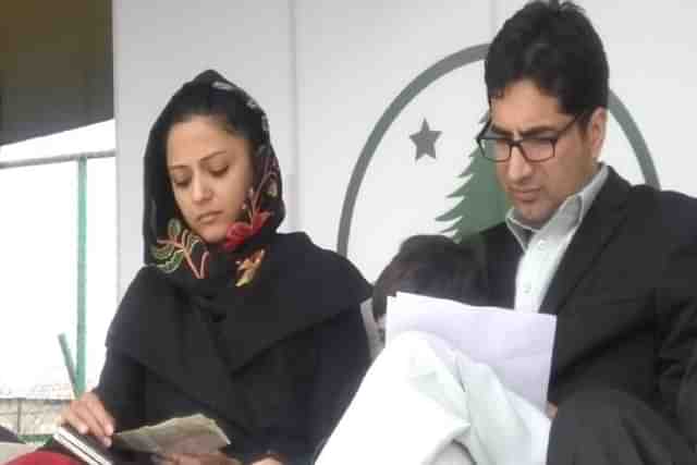 IAS officer Shah Faesal and JNU’s former student leader Shehla Rashid.