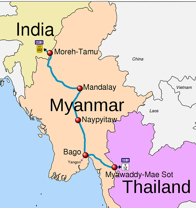 India-Myanmar-Thailand Trilateral Highway (Wikipedia)