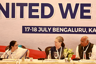 The joint opposition meeting in Bengaluru on 17-18 July (Photo: Congress/Twitter)