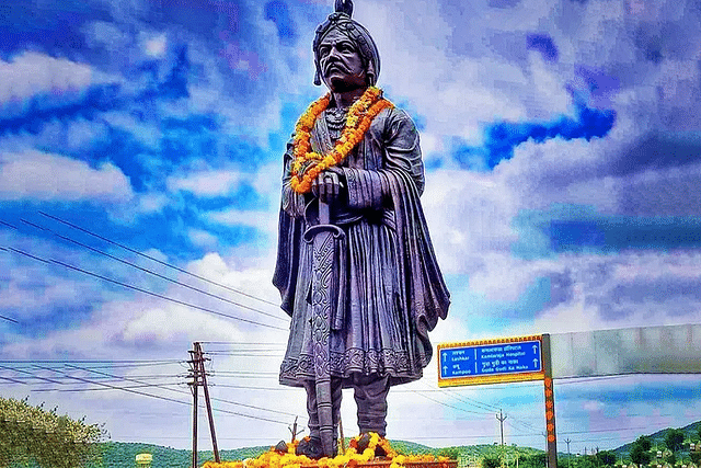 Statue of King Mihir Bhoja (836 - 885 CE).