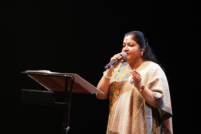 KS Chitra in a concert (Wikimedia Commons)