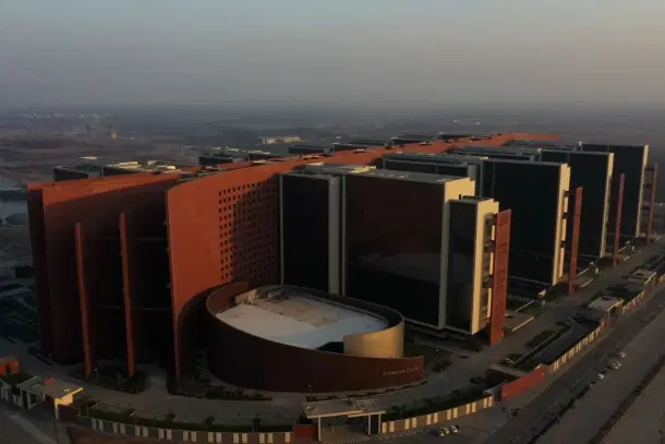 Surat's Newly Constructed Diamond Bourse. (Pic: Twitter)