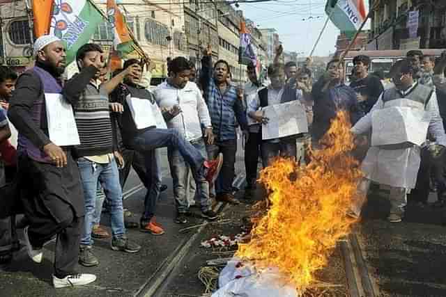 Violence in Bengal. (GettyImages)