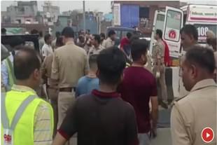 Accident on Delhi-Meerut Expressway (PTI Screengrab)