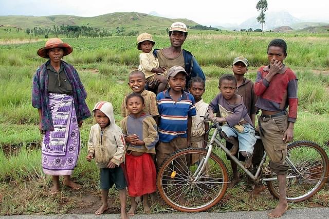 A Madagascar family.