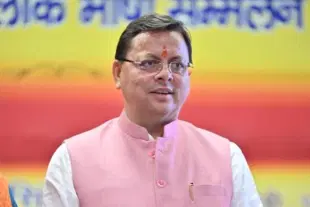 Uttarakhand CM Pushkar Singh Dhami (Pic Via Twitter)