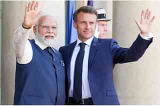 Prime Minister Narendra Modi and France President Emmanuel Macron