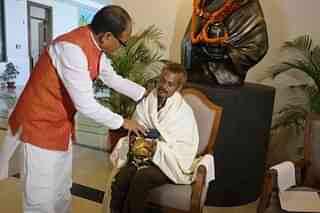 CM Shivraj Singh Chouhan with Dashmat Rawat