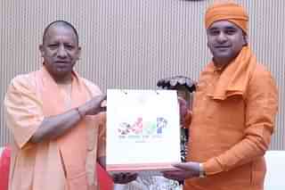 Yogi Adityanath with Baba Balaknath Yogi