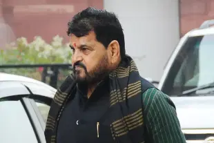 Former Wrestling Federation of India president, Brij Bhushan Singh.