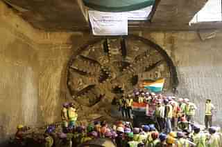 Completion of tunneling at Meerut.