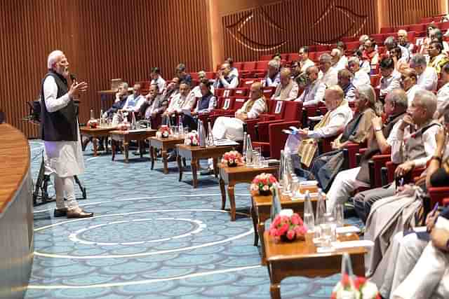 The meeting was held at the newly built International Convention Centre at the Pragati Maidan.